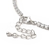 Cubic Zirconia Chain Bracelet BJEW-A132-25P-4