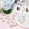 20Pcs Brass Clip-on Earring Findings KK-BBC0004-84-4