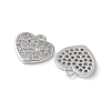 Brass Micro Pave Cubic Zirconia Charms KK-C086-07P-2