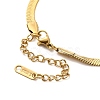 Ion Plating(IP) 304 Stainless Steel Herringbone Chain Necklace for Men Women NJEW-E076-03C-G-3