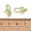 Brass Enamel Lobster Claw Clasps KK-K385-013G-4