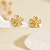 Brass Stud Earrings LS3031-7-1