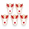 Alloy Enamel Pendants X-ENAM-S121-013-2