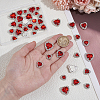 40Pcs 4 Styles Acrylic Sew on Rhinestones GACR-GA0001-05-3