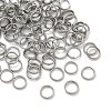 Tarnish Resistant 304 Stainless Steel Split Rings STAS-E010-7x0.6mm-2-2