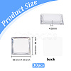 30Pcs Flat Back Acrylic Rhinestone Cabochons OACR-OC0001-17-2