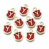 Alloy Enamel Charms ENAM-T012-03Y-RS-1