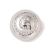 Rack Plating Brass & Cubic Zirconia Pendants KK-Z047-07P-G-RS-1