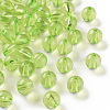 Transparent Acrylic Beads X-MACR-S370-A10mm-729-1