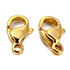 304 Stainless Steel Lobster Claw Clasps X-STAS-AB15-G-2
