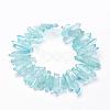 Natural Quartz Crystal Points Beads Strands G-K181-B01-2