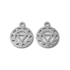 Non-Tarnish Chakra 304 Stainless Steel Charms STAS-F300-05P-1