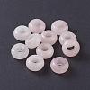 Natural Rose Quartz European Beads G-G740-14x8mm-08-2