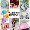300Pcs 6 Colors Baking Paint Pearlized Glass Pearl Round Beads HY-AR0001-07-6