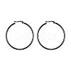 304 Stainless Steel Big Hoop Earrings EJEW-F105-06B-2