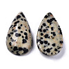 Natural Dalmatian Jasper Cabochons G-N326-72J-2