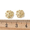 Flower Brass Bead Caps KK-F892-34G-09-2