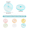 120Pcs 6 Colors Dyed Natural Shell Beads SHEL-PH0001-23-6