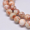 Natural Red Netstone Beads Strands G-F352-8mm-2