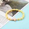 Opaque Acrylic Stretch Beaded Bracelets for Kids BJEW-JB06230-3