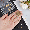 60Pcs 2 Colors Stainless Steel Ear Nuts STAS-BBC0006-40A-3