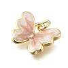 Brass Enamel Charms KK-S523-17G-3