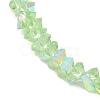 Transparent Glass Beads Strands EGLA-P061-04A-AB03-3