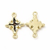 Rack Plating Alloy Enamel Connector Charms FIND-G051-02LG-02-1