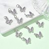 SHEGRACE Brass Pave Clear Cubic Zirconia Pendants XGRQ3Q688-628P-D-4
