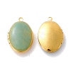 Brass and Enamel Locket Pendants KK-K264-01-3