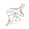 Brass Locket Pendants KK-T024-83P-4