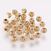 Brass Spacer Beads KK-G312-01G-4mm-G-1