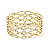 304 Stainless Steel Pave Crystal Rhinestone Hollow Out Hinged Bangles for Women BJEW-D044-07C-G-2