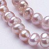 Natural Cultured Freshwater Pearl Beads Strands PEAR-F004-04-3