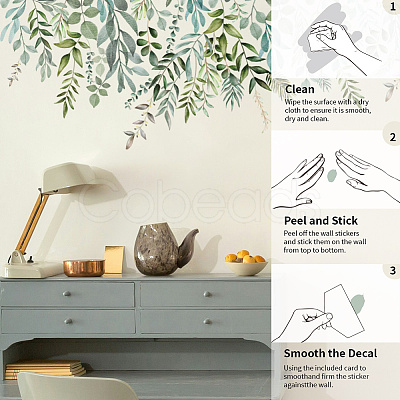 Translucent PVC Self Adhesive Wall Stickers STIC-WH0015-338-1