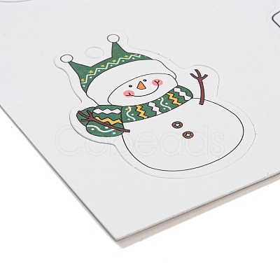 6 Styles Christmas Paper Gift Tag Display Cards CDIS-Q006-01E-1