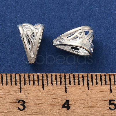 925 Sterling Silver Snap on Bails STER-K177-03B-S-1