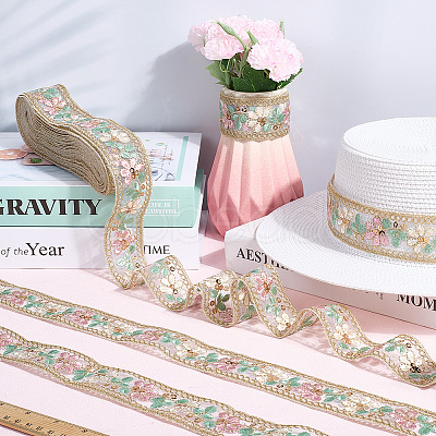 Ethnic Polyester Ribbon OCOR-WH20005-40B-03-1