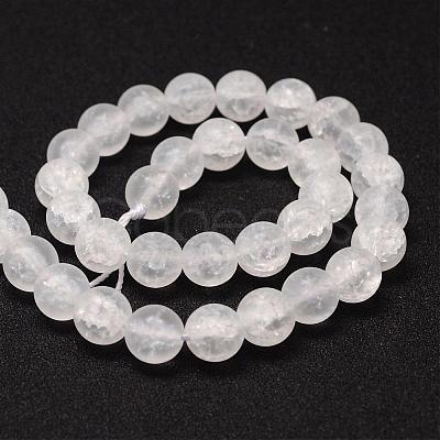 Synthetic Crackle Quartz Bead Strands CCG-K002-6mm-01-1