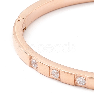 Clear Cubic Zirconia Bangle STAS-P303-02-1