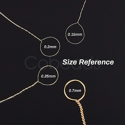Round Copper Wire for Jewelry Making CWIR-BC0004-0.7mm-07-1