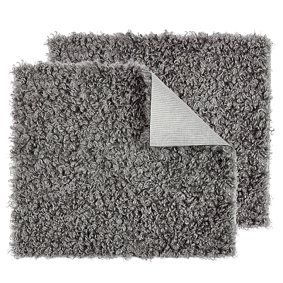 2Pcs Wool Hair Fabric DIY-PH0038-56F-1