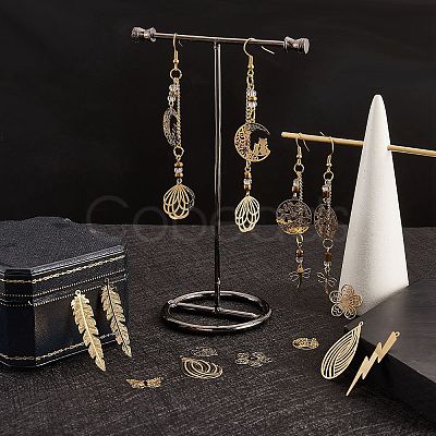 DIY Filigree Drop Earring Making Kits DIY-SZ0008-74-1