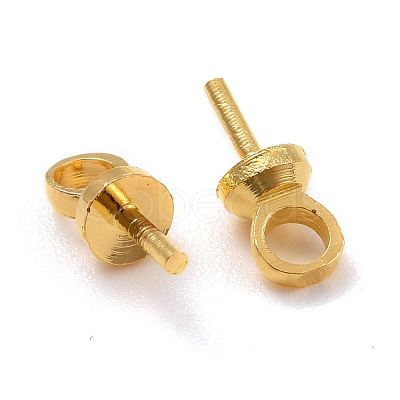 Brass Cup Peg Bails Pendants KK-Z018-01B-G-1
