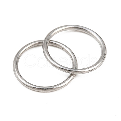 304 Stainless Steel Closed Jump Rings STAS-G393-06P-11-1