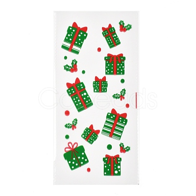 Christmas Theme OPP Plastic Storage Bags ABAG-B003-08-1