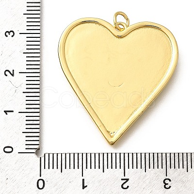 Brass Enamel Pendants KK-Q043-30G-1