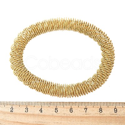 304 Stainless Steel Stretch Bangles for Women LS-BJEW-P315-02E-G-1