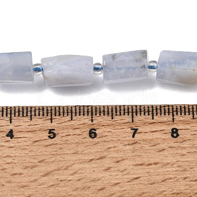 Natural Blue Lace Agate Beads Strands GG-CBA8682-A03-1
