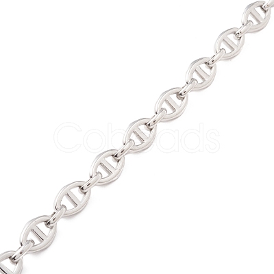 Non-Tarnish 304 Stainless Steel Oval Link Chains CHS-F017-05A-P-1
